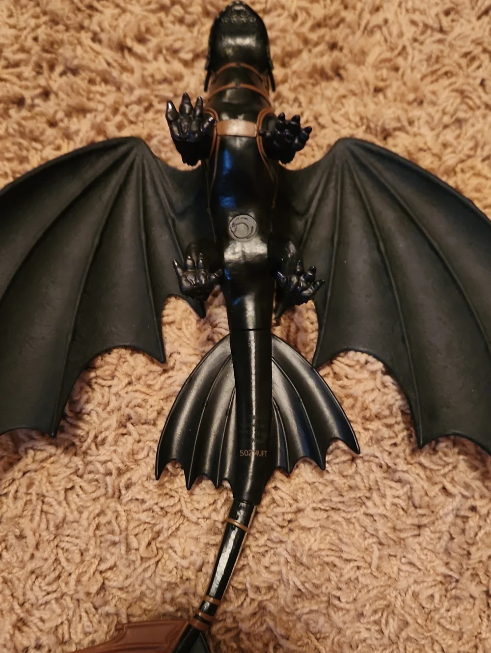 Toothless How To Train Your Dragon Black and Brown Dragon Figure Toy